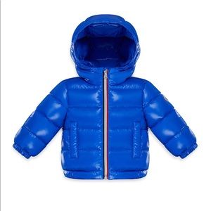 Moncler Baby Infant Puffer Jacket Blue Size 18-24